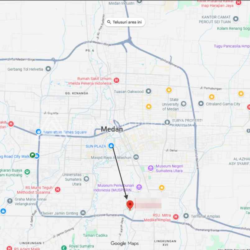 dijual rumah jalan brigjend katamso