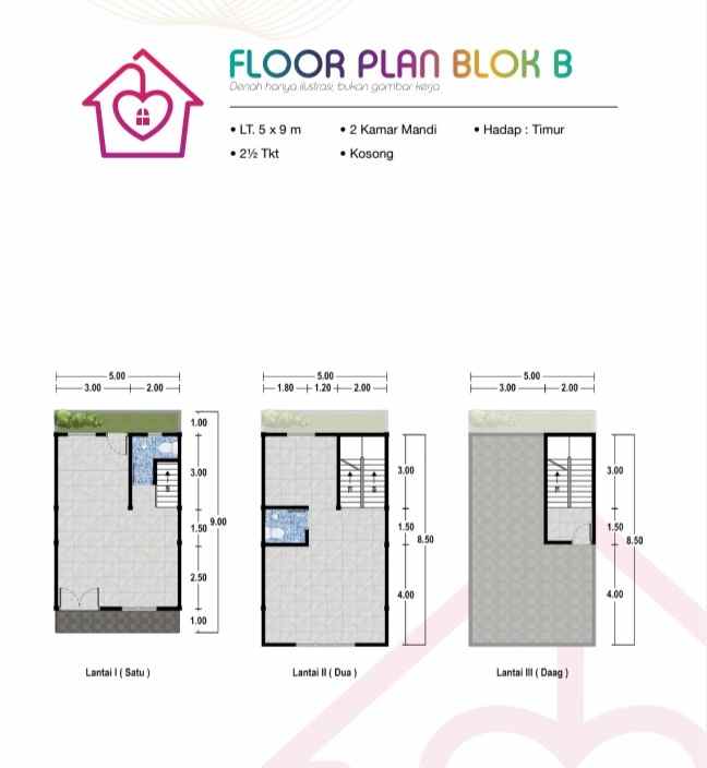 dijual rumah jalan durung tempuling