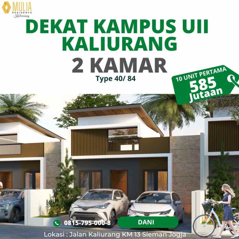 dijual rumah jalan kaliurang km 14 sleman