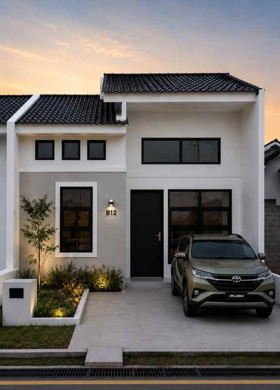 dijual rumah jalan raya megu cisoka