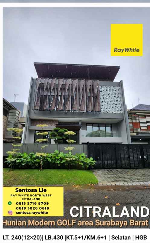 dijual rumah jalan somerset