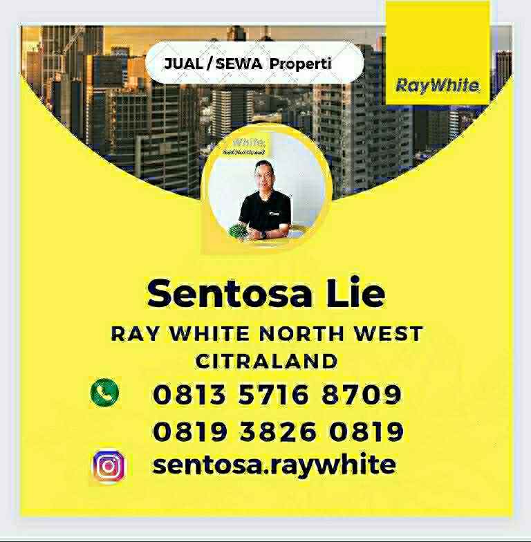 dijual rumah jalan the greenlake citraland