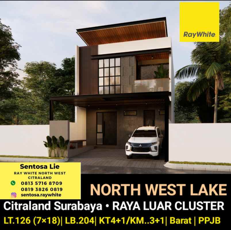 dijual rumah jalsn north wrst lake