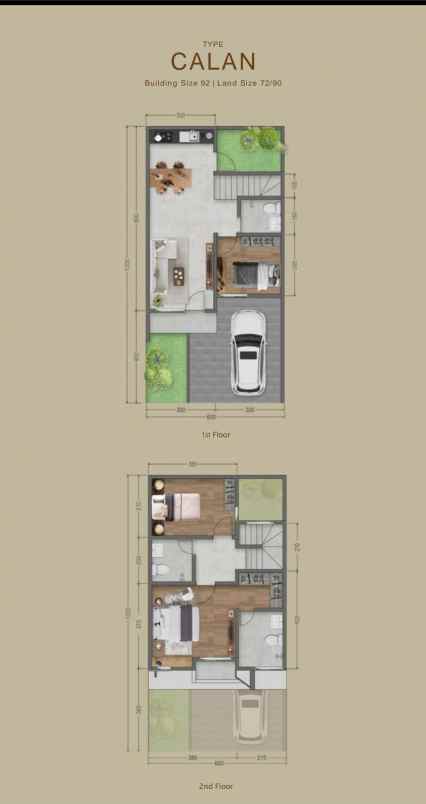 dijual rumah jl aria putra serua indah