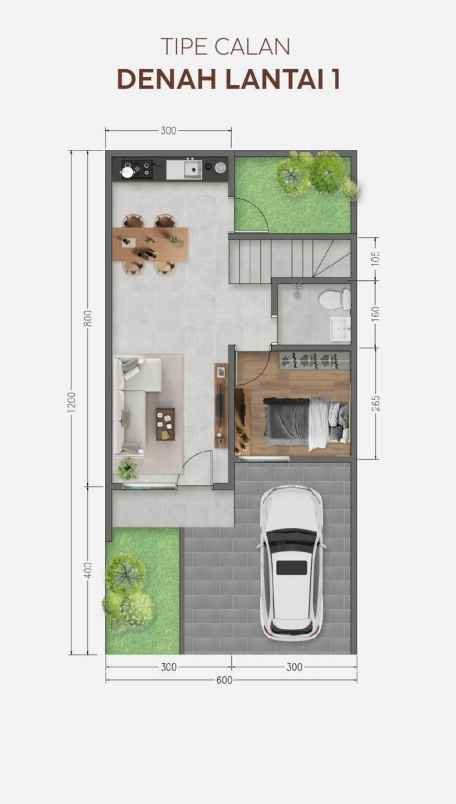 dijual rumah jl aria putra serua indah