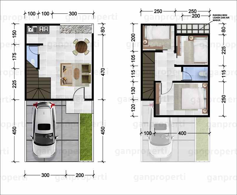 dijual rumah jl cikoneng bojongsoang