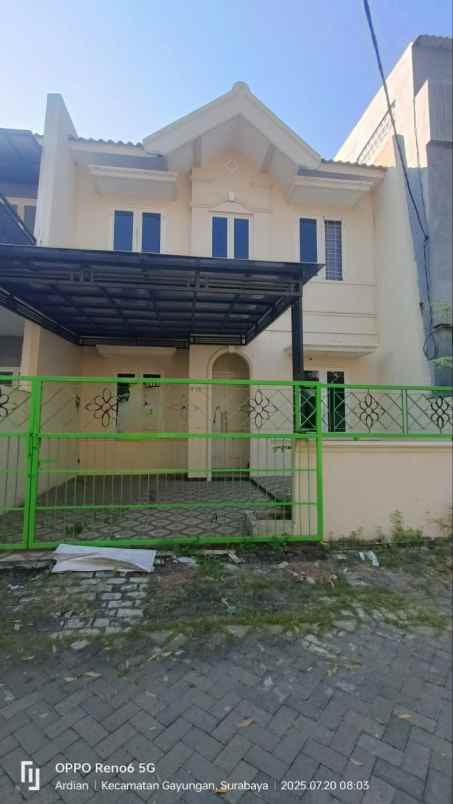 dijual rumah jl gayung kebonsari