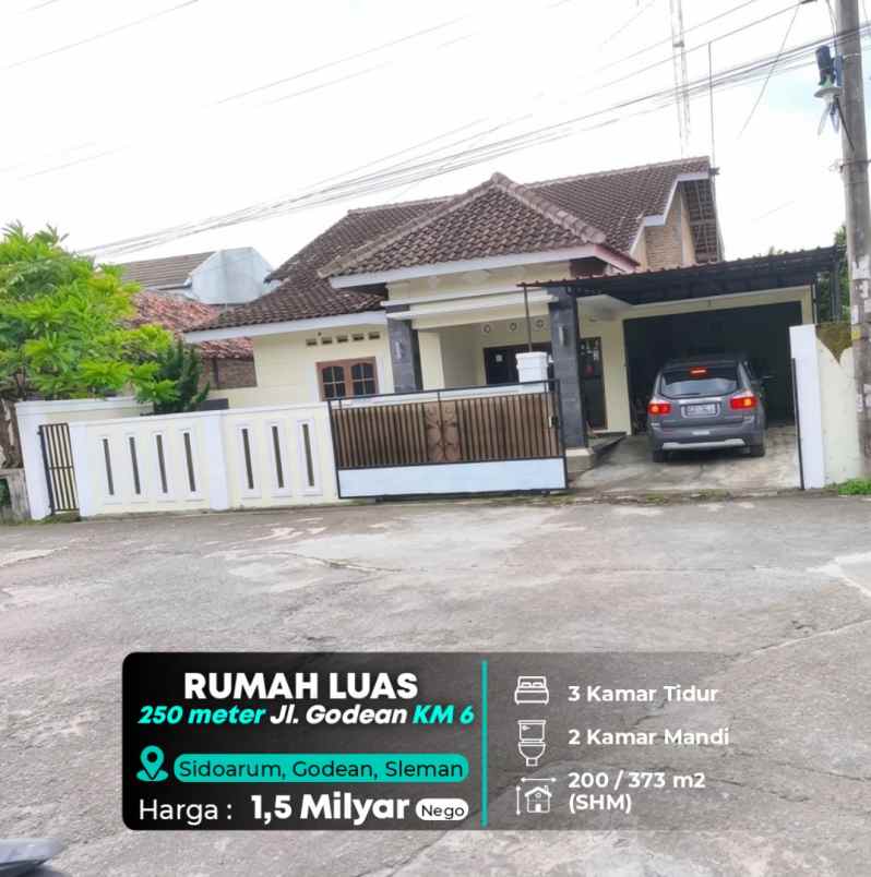 dijual rumah jl godean km 6
