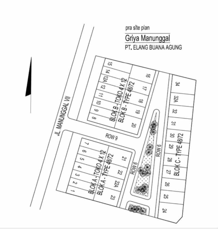 dijual rumah jl manunggal tegal sawah