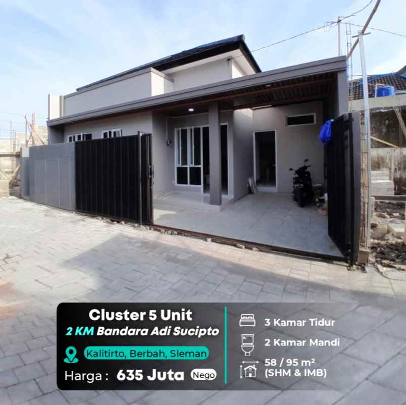 dijual rumah kalitirto