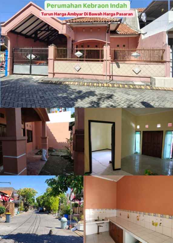 dijual rumah kebraon indah