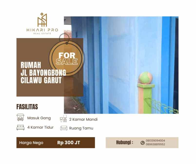 dijual rumah kec cilawu kota garut