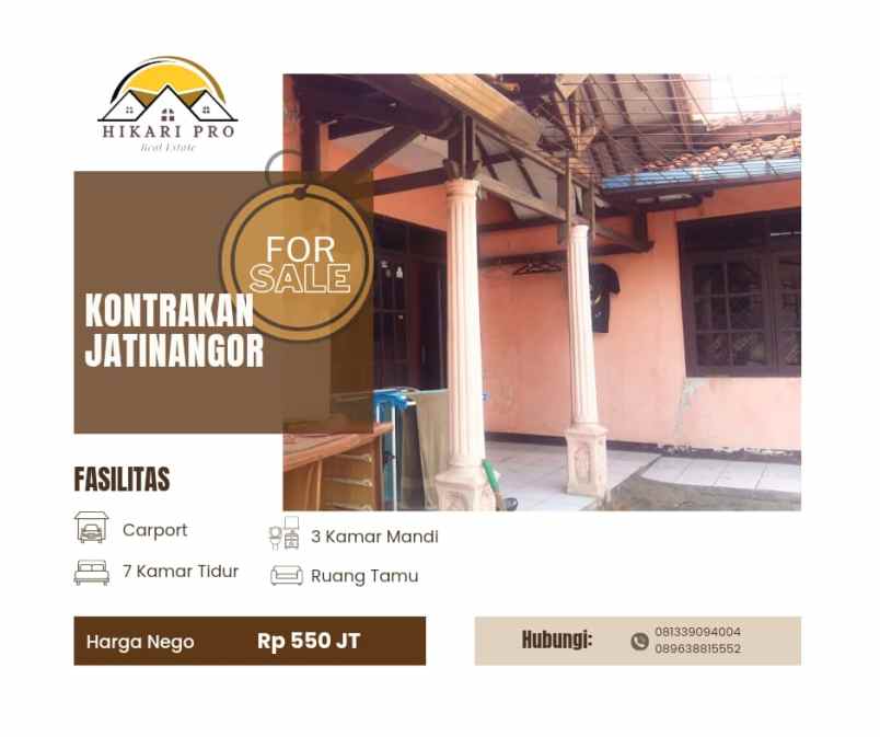 dijual rumah kec jatinangor kab sumendang