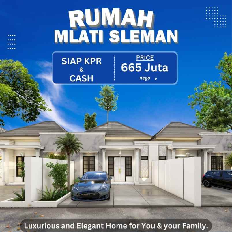 dijual rumah konsep modern dekat sleman city hall