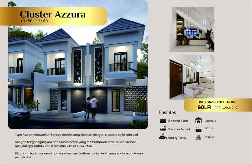 dijual rumah landungsari malang