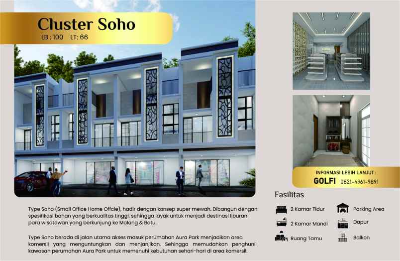 dijual rumah landungsari malang