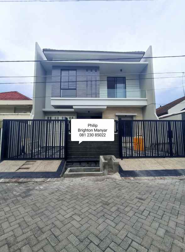 dijual rumah manyar kertoadi