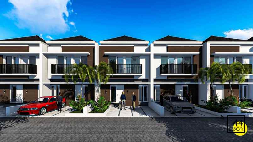 dijual rumah modern di cisarua bandung