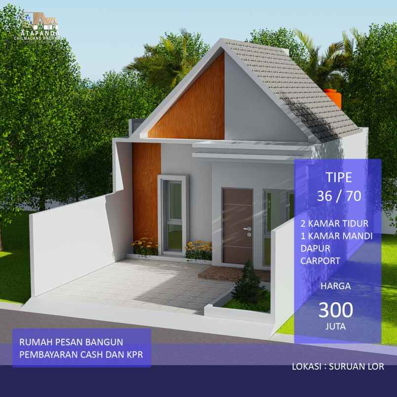 dijual rumah modern minimalis di pasuruhan kudus