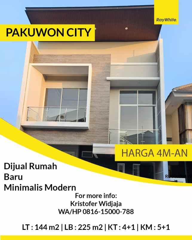 dijual rumah pakuwon city surabaya