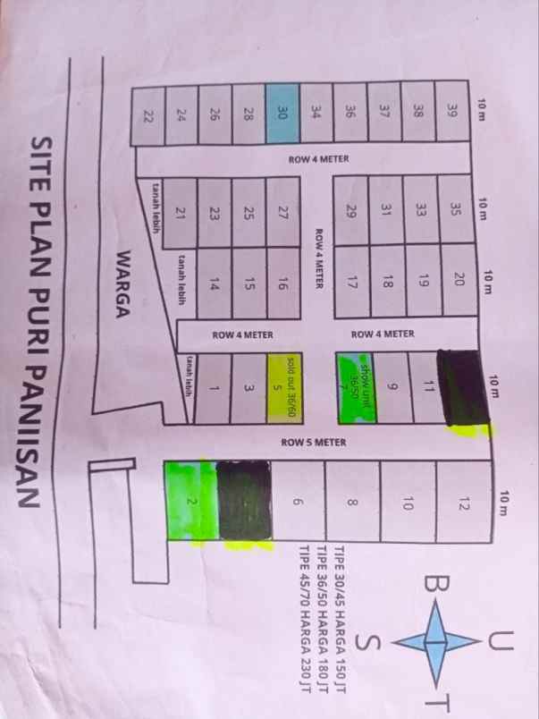 dijual rumah paniisan