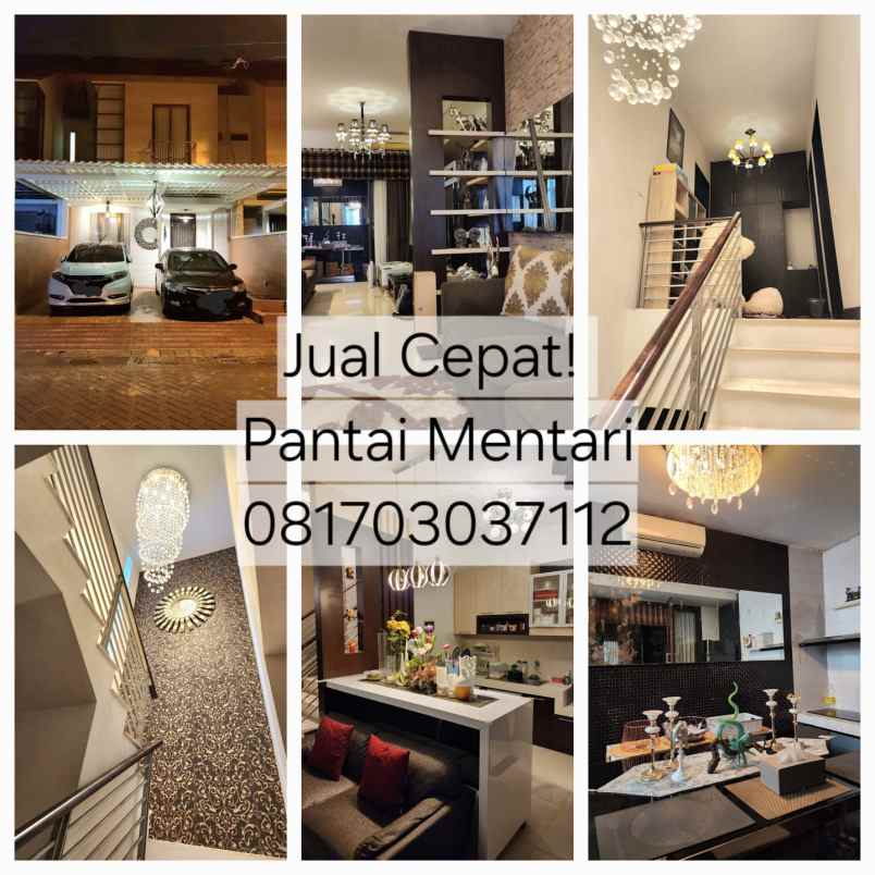 dijual rumah pantai mentari