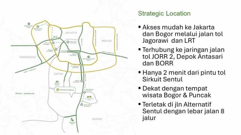 dijual rumah paradiso sentul jl