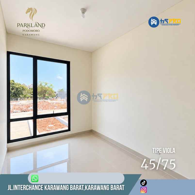 dijual rumah parkland podomoro