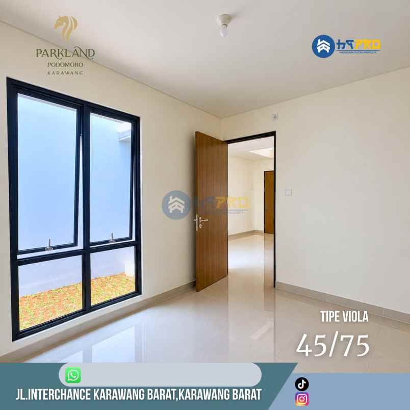 dijual rumah parkland podomoro
