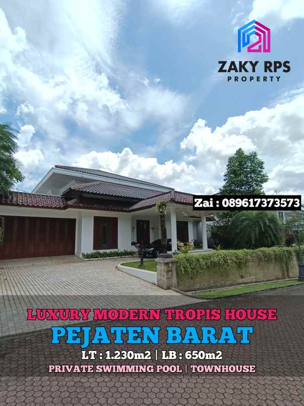 dijual rumah pejaten barat