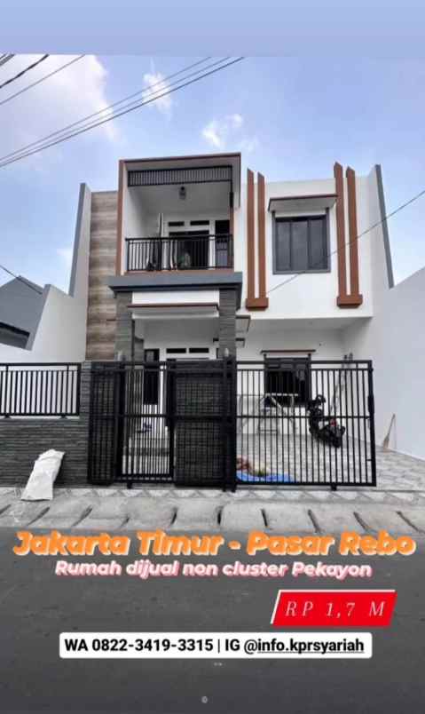 dijual rumah pekayon pasar rebo