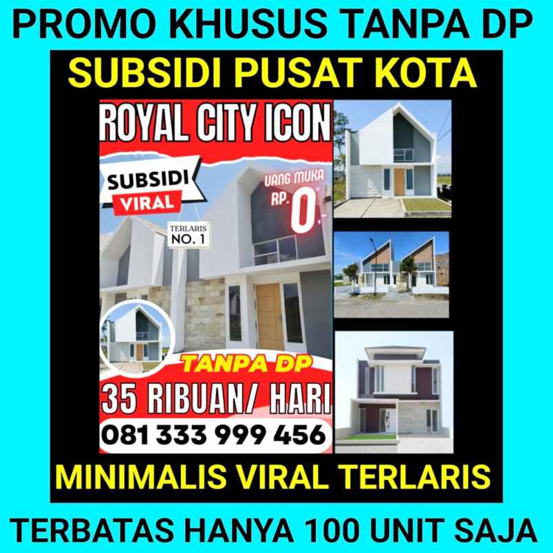 dijual rumah perumahan royal city icon