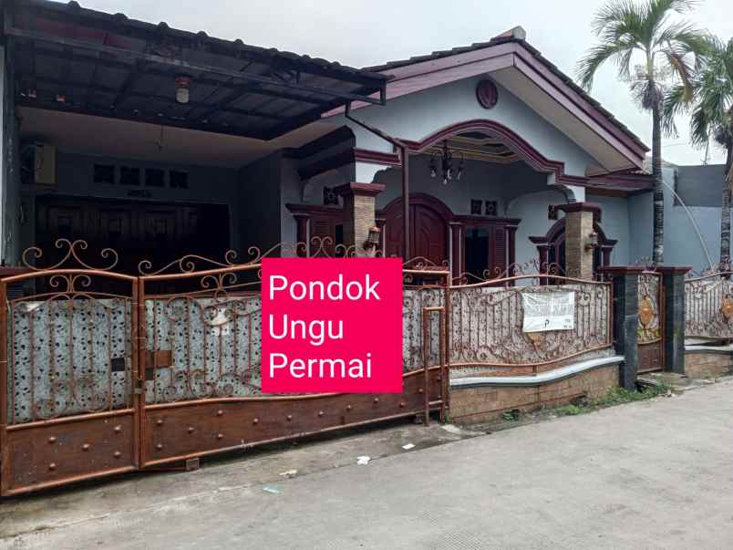 dijual rumah pondok ungu permai bekasi