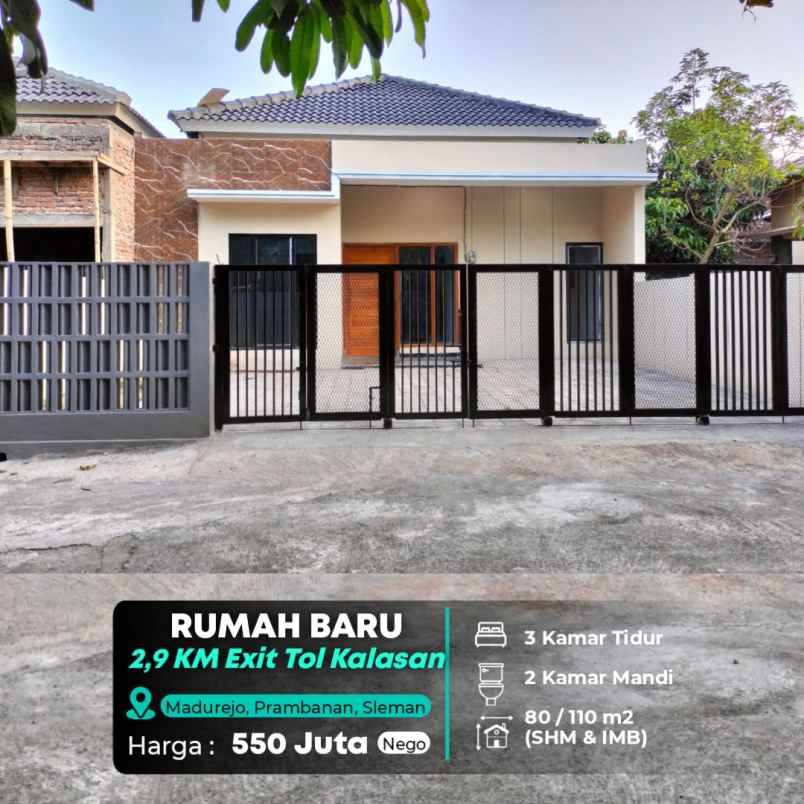dijual rumah prambanan