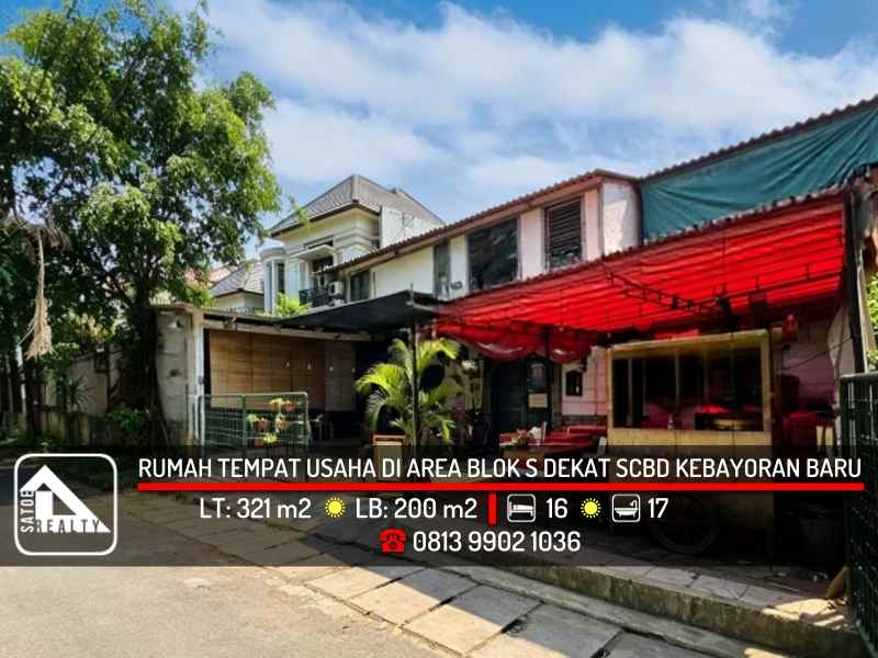 dijual rumah rawa barat kebayoran baru