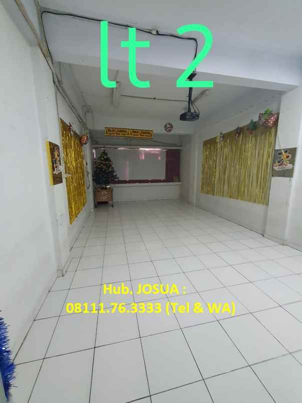 dijual rumah ruko jl garuda kemayoran