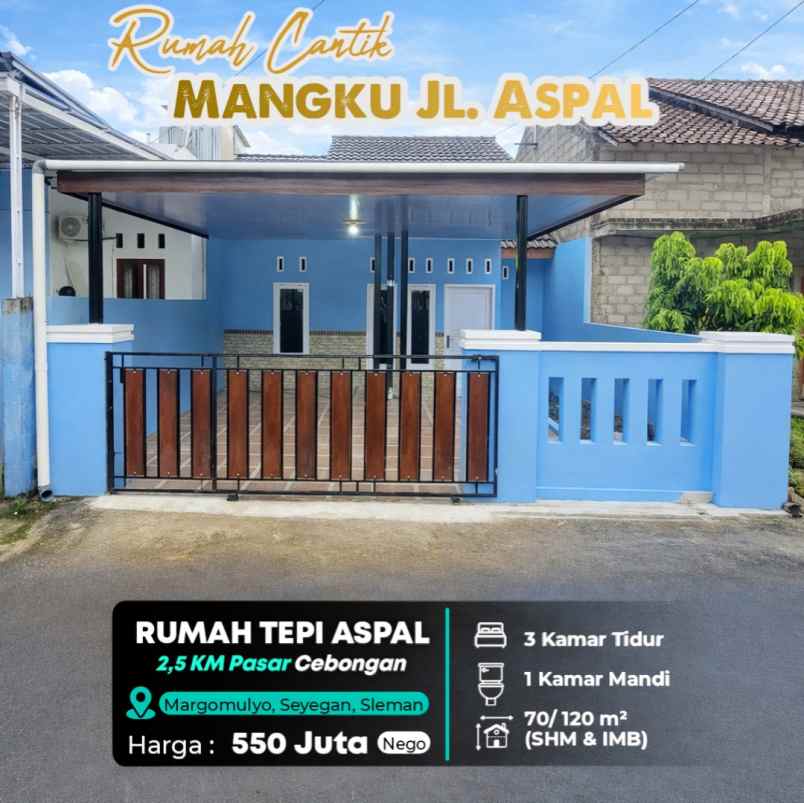 dijual rumah seyegan