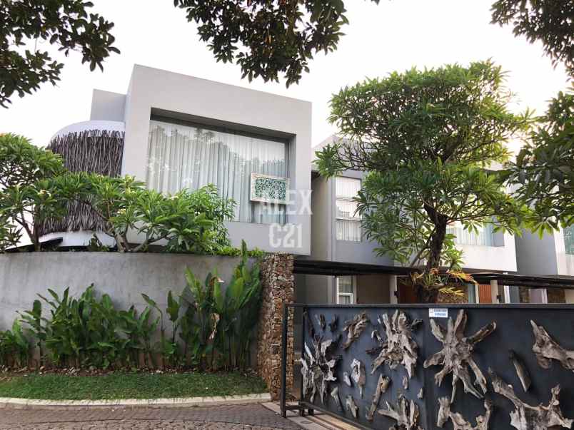 dijual rumah villasa townhouse setu