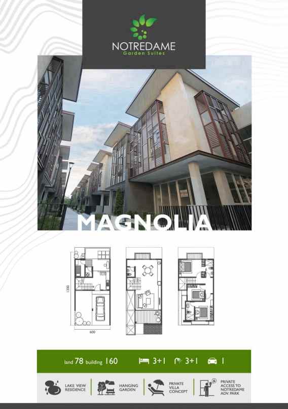 dijual rumah wbm notredame