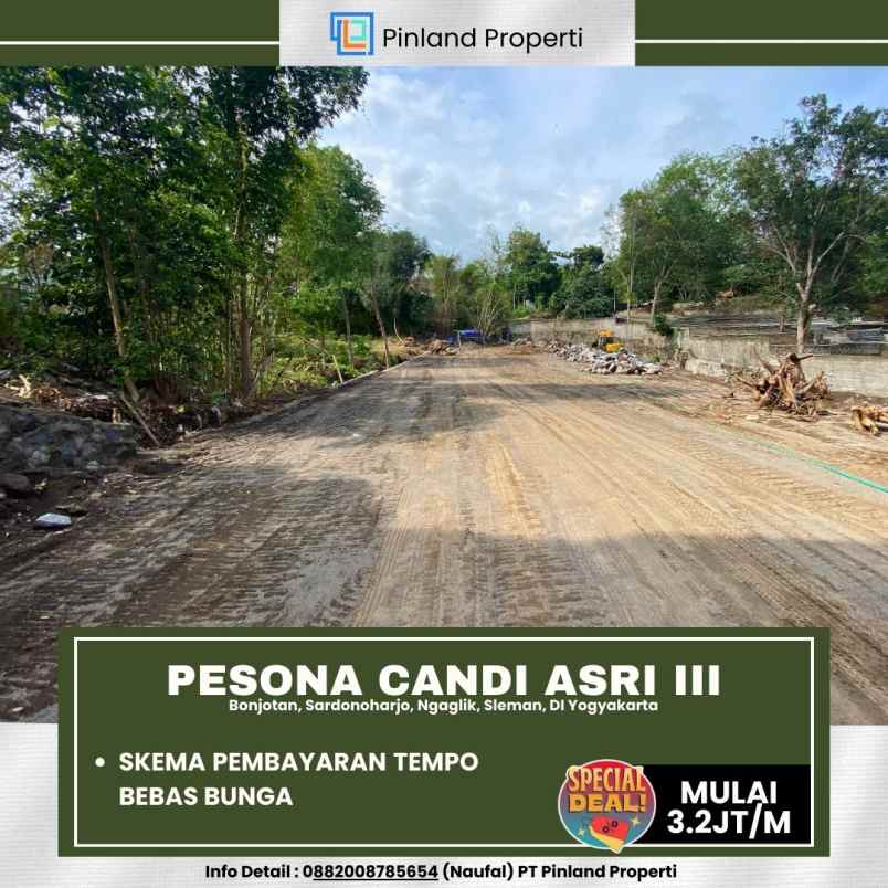 dijual tanah bonjotan sardonoharjo