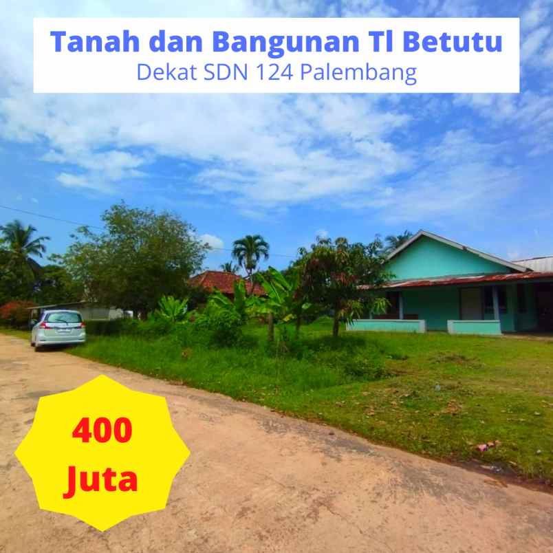 dijual tanah dan rumah lokasi talang betutu