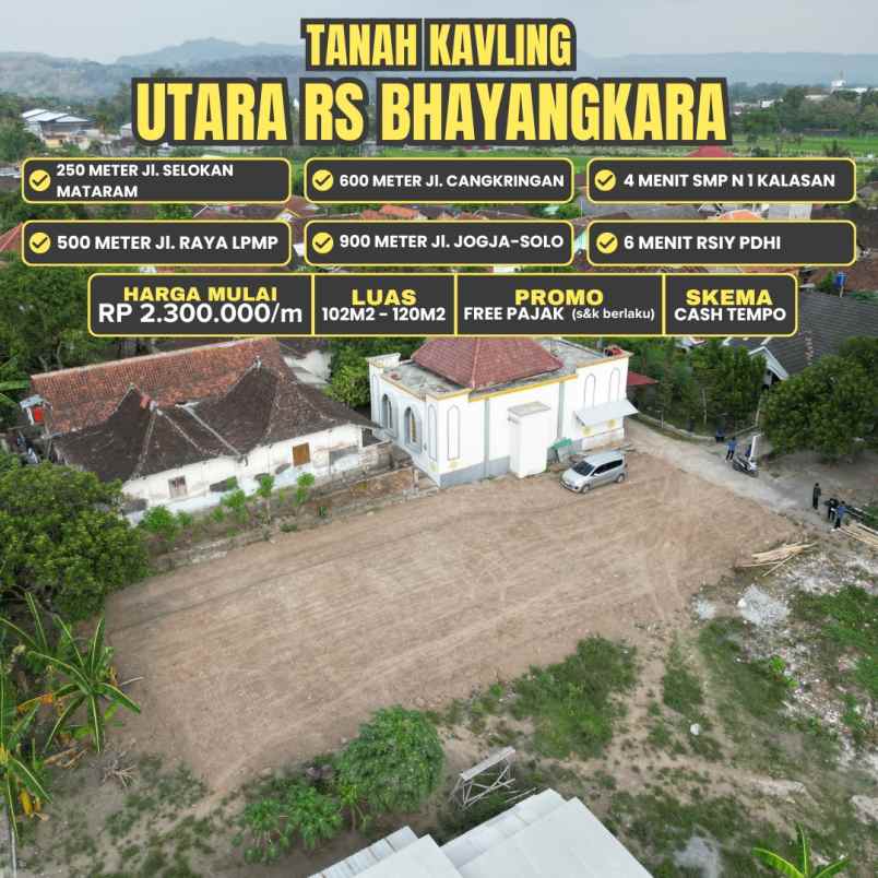 dijual tanah dhuri tirtomartani kalasan