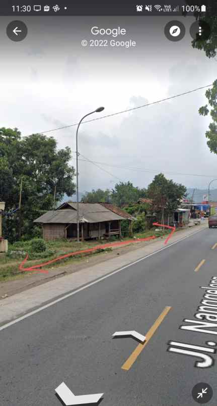 dijual tanah di jalan raya nagreg bandung jawa barat