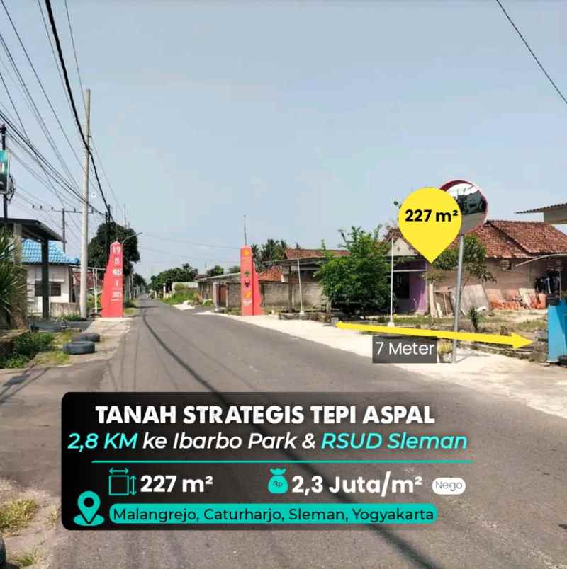dijual tanah ibarbo park