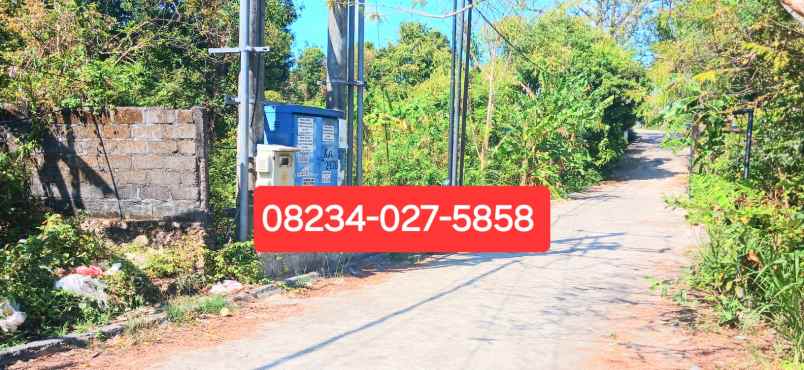 dijual tanah jalan taman giri asri