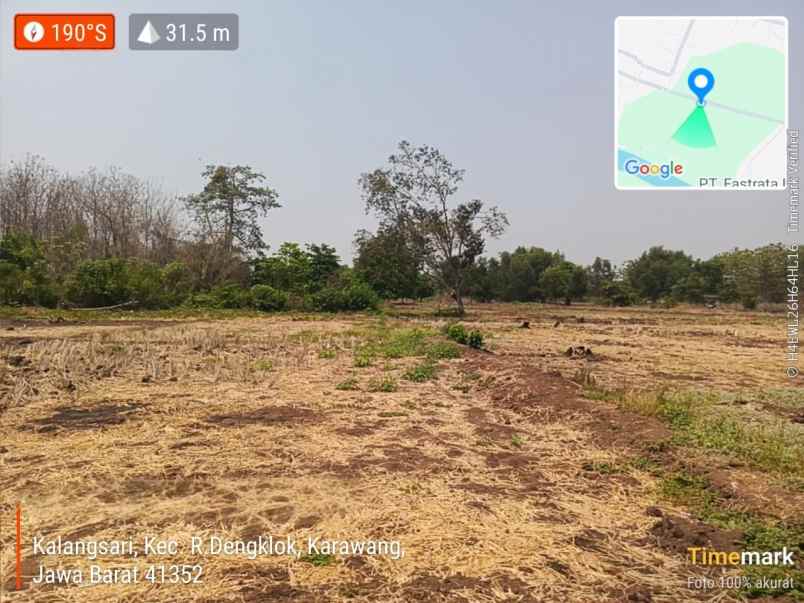 dijual tanah jalan tanjungpura batujaya