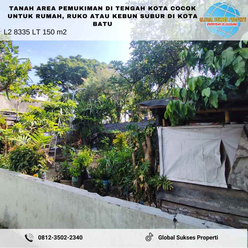 dijual tanah jalan wilis sisir