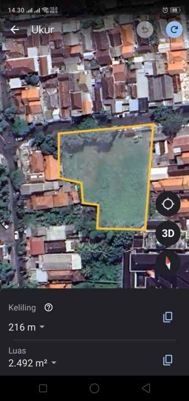 dijual tanah jl dr wahidin sudirohusodo