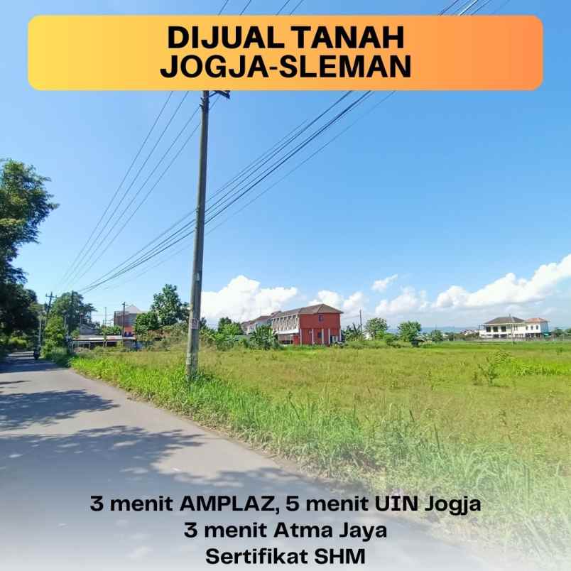 dijual tanah jl laksda adisucipto