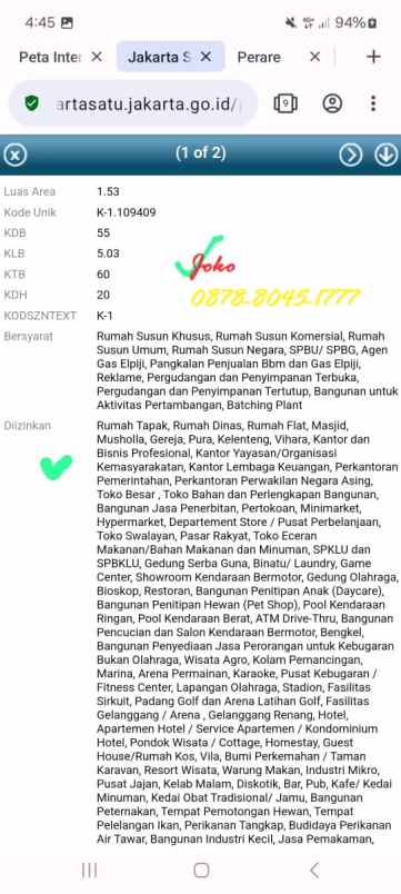 dijual tanah jl m saidi raya